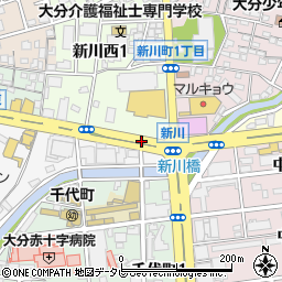 新川周辺の地図