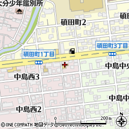 ドコモショップ　大分中島店周辺の地図