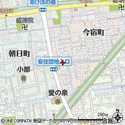 佐賀県佐賀市今宿町12-12周辺の地図