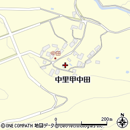 佐賀県伊万里市二里町中里甲中田周辺の地図