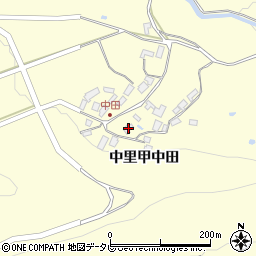 佐賀県伊万里市二里町（中里甲中田）周辺の地図