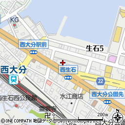 エイジス九州株式会社　大分ディストリクトオフィス周辺の地図