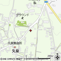 福岡県八女郡広川町久泉751-1周辺の地図