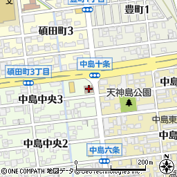 大分中島中央三郵便局 ＡＴＭ周辺の地図
