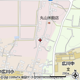 福岡県八女郡広川町日吉174周辺の地図