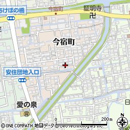 佐賀県佐賀市今宿町12-21周辺の地図