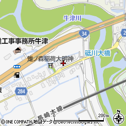 佐賀県小城市牛津町上砥川101周辺の地図