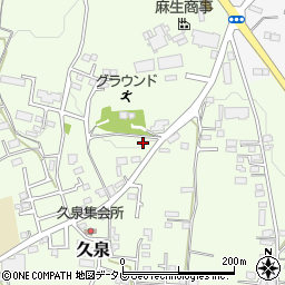 福岡県八女郡広川町久泉960周辺の地図