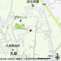 福岡県八女郡広川町久泉749-2周辺の地図