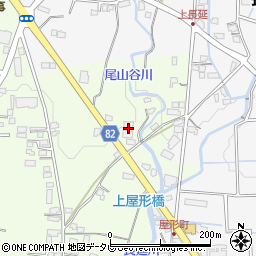 福岡県八女郡広川町久泉666-2周辺の地図