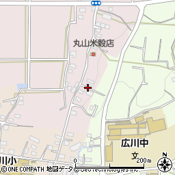 福岡県八女郡広川町日吉176周辺の地図