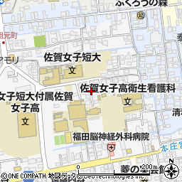 佐賀県佐賀市本庄町本庄周辺の地図