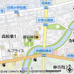 ドラッグストアコスモス高松東店周辺の地図