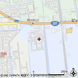 佐賀県小城市芦刈町芦溝14-38周辺の地図