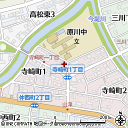 寺崎町公民館周辺の地図