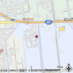 佐賀県小城市芦刈町芦溝14-36周辺の地図