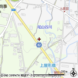 福岡県八女郡広川町久泉672-1周辺の地図