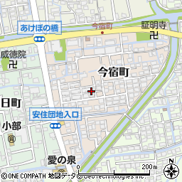 佐賀県佐賀市今宿町8-10周辺の地図