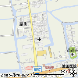 鍋島停車場線周辺の地図