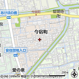 佐賀県佐賀市今宿町9-12周辺の地図