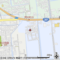 佐賀県小城市芦刈町芦溝14-23周辺の地図