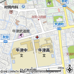 佐賀銀行牛津支店 ＡＴＭ周辺の地図