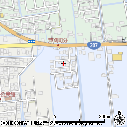 佐賀県小城市芦刈町芦溝14-28周辺の地図