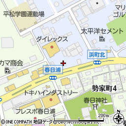 株式会社日本ハウスホールディングス　大分営業所周辺の地図