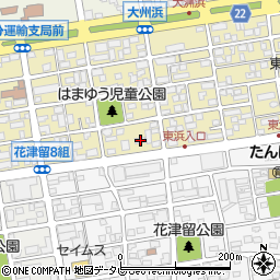 藤倉商事株式会社　大分営業所周辺の地図