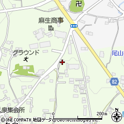 福岡県八女郡広川町久泉727周辺の地図