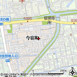 佐賀県佐賀市今宿町10-7周辺の地図