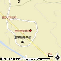 福岡県八女市星野村周辺の地図