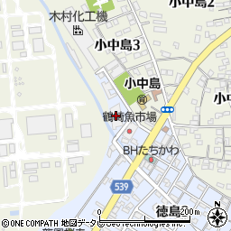 株式会社鶴崎青果魚市場　水産部周辺の地図
