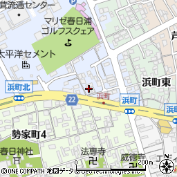 大分県大分市浜町北860-2周辺の地図