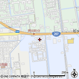 佐賀県小城市芦刈町芦溝8-9周辺の地図