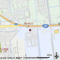 佐賀県小城市芦刈町芦溝8周辺の地図