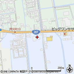 佐賀県小城市芦刈町芦溝74周辺の地図