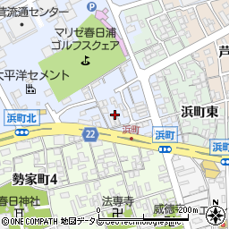 大分県大分市浜町北870周辺の地図