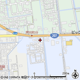 佐賀県小城市芦刈町芦溝12周辺の地図