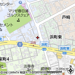 大分県大分市浜町北890周辺の地図