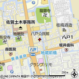 八戸公民館周辺の地図
