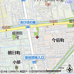 佐賀県佐賀市今宿町1-24周辺の地図