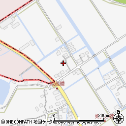 佐賀県小城市牛津町上砥川352周辺の地図