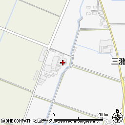 福岡県久留米市三潴町西牟田1086-1周辺の地図