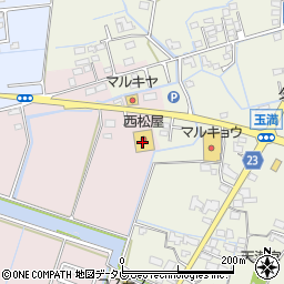 西松屋久留米みづま店周辺の地図