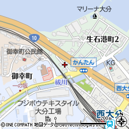 〒870-0001 大分県大分市生石港町の地図