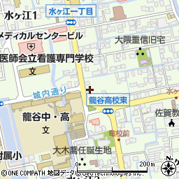 株式会社村岡屋　水ケ江店周辺の地図