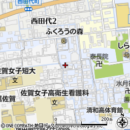 佐賀県佐賀市与賀町25-3周辺の地図