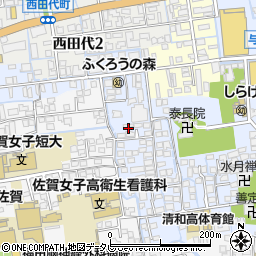 佐賀県佐賀市与賀町25-7周辺の地図
