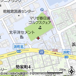 大分県大分市浜町北843-176周辺の地図